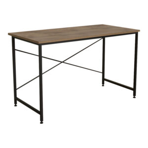 321 000024 Office desk Karvem Argos The Classic oak melamine-black metal 120x60x73cm
