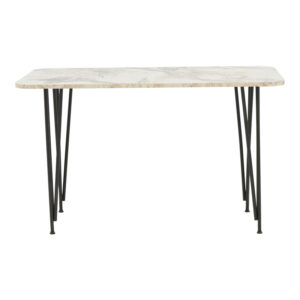 321 000033 1 Dinning table Palkon Argos The Classic white melamine-black metal 120x60x73cm