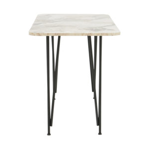 321 000033 2 Dinning table Palkon Argos The Classic white melamine-black metal 120x60x73cm