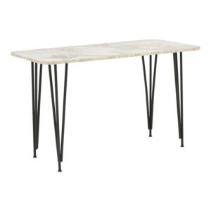 321 000033 Dinning table Palkon Argos The Classic white melamine-black metal 120x60x73cm