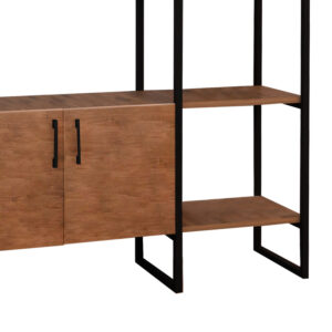 321 000061 3 Entrance furniture Thoj Argos The Classic oak melamine-black metal 120x34x180cm
