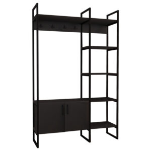 321 000062 Entrance furniture Thoj Argos The Classic anthracite melamine-black metal 120x34x180cm