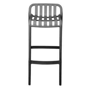 326 000010 3 Zoi Argos The Classic pp bar stool in anthracite shade 36x56x87cm