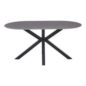 327 000030 2 Makrey table Argos The Classic gray marble ceramic-black metal 160x90x75cm