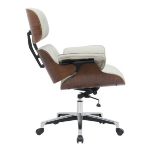 332 000014 2 Manager office chair Kobane Argos The Classic beige pu-chrome base 84x75x113.5cm