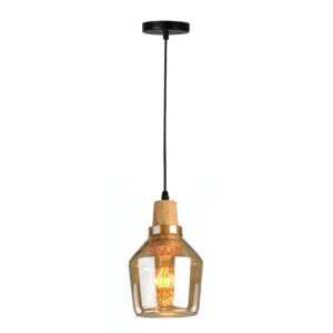 342 000002 Ceiling lamp Kure Argos The Classic natural metal-glass D13.8x23cm