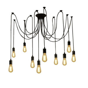 342 000011 Multi-light ceiling lamp Merdine Argos The Classic black metal