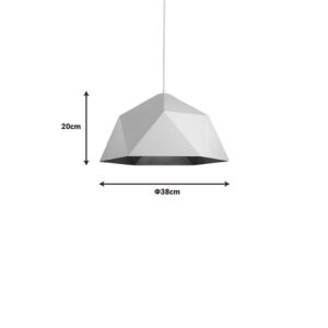 342 000031 1 Ceiling lamp Hazmi Argos The Classic white-gold metal D38x20cm