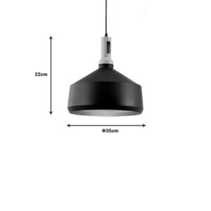 342 000034 1 Ceiling lamp Denvel I Argos The Classic black-gold metal Φ35x22cm