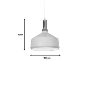 342 000036 1 Ceiling lamp Denvel I Argos The Classic white-gold metal D35x22cm