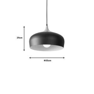 342 000038 1 Ceiling lamp Pedrity Argos The Classic black metal D35x29cm