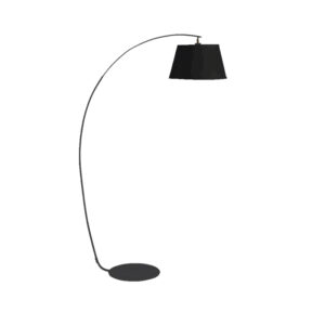 342 000058 Glinze Argos The Classic floor lamp black metal 90x38x170cm