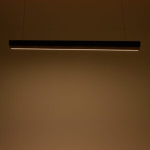 342 000059 1 Ceiling lamp Rafmole Argos The Classic led black metal-wood 120x7.5cm