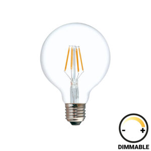 LED lamp G95 Bulb Argos The Classic dimmable 4W E27 200-220V clear