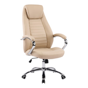 Manager chair Sonar Argos The Classic beige pu 61x57x120-128cm
