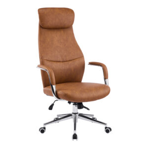 Manager office chair Ferka Argos The Classic brown pu 64x71x120-128cm