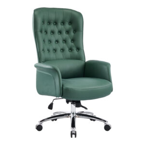 Manager office chair Kaline Argos The Classic green pu 69x79x115-123cm