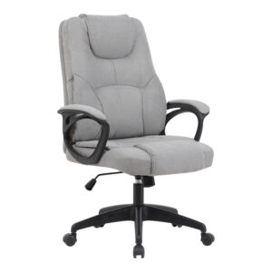 Kamora Argos The Classic director's office chair, grey fabric, 66x67x103-111cm