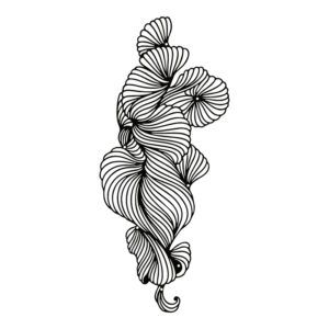 Wall deco Bilem Argos The Classic black metal 20x1.5x50cm