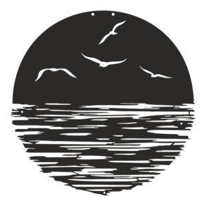 Wall deco Seline Argos The Classic black metal D40x1.5cm