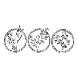 Wall deco Fremio Argos The Classic set of 3 pieces black metal D80x1.5cm