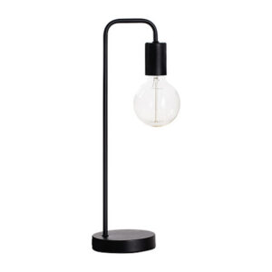 199 000691 Table lamp Klio Argos The Classic black metal 15x12.5x45cm