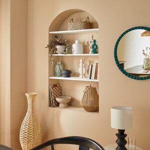 199 000692 2 Decorative bowl Lorvion Argos The Classic ceramic beige D22x14cm