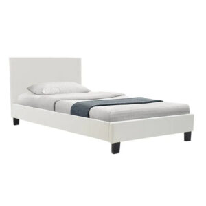 200 001467 1 Bed with mattress Nevil-Dreamer Argos The Classic pu white 100x200cm