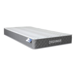 200 001471 2 Bed with mattress Nevil-Dreamer Argos The Classic anthracite fabric-wooden leg in natural 100x200cm