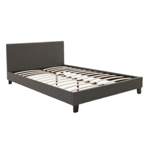 200 001480 1 Bed with mattress Nevil-Dreamer Argos The Classic fabric anthracite 150x200cm