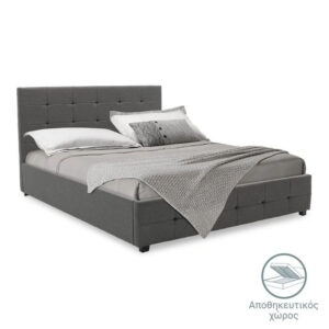 200 001487 1 Bed with mattress and storage space Roi-Dreamer Argos The Classic fabric anthracite 160x200cm