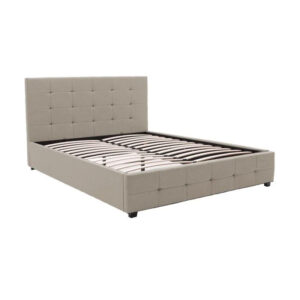 200 001496 1 Bed with mattress and storage space Roi-Dreamer Argos The Classic fabric ecru 160x200cm