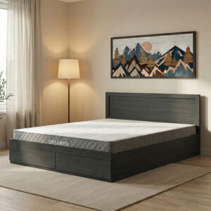 200 001520 Bed with mattress and drawer Olympus-Dreamer Argos The Classic wenge 160x200cm