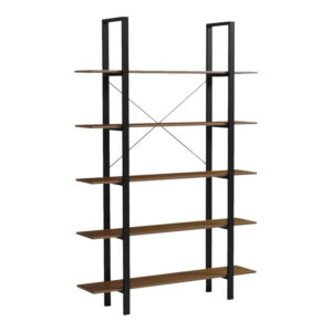 Bookcase-Shelf Varous Argos The Classic walnut-black metal 120x28x180cm