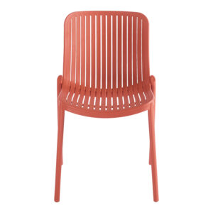 262 000059 3 Teragi stackable chair Argos The Classic pp with UV protection terracotta 58x43.5x82cm