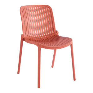 Teragi stackable chair Argos The Classic pp with UV protection terracotta 58x43.5x82cm