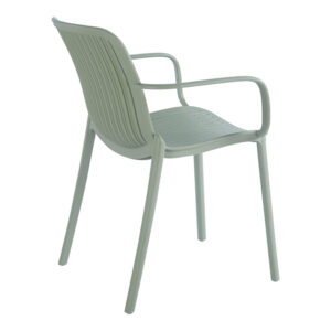 262 000060 1 Teragi stackable armchair Argos The Classic pp with UV protection green 59x57x82cm