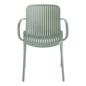 262 000060 3 Teragi stackable armchair Argos The Classic pp with UV protection green 59x57x82cm