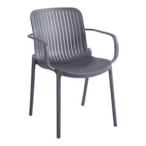 Teragi stackable armchair Argos The Classic pp with UV protection anthracite 59x57x82cm
