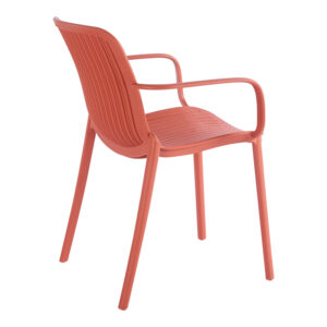 262 000063 1 Teragi stackable armchair Argos The Classic pp with UV protection terracotta 59x57x82cm