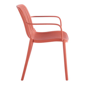262 000063 2 Teragi stackable armchair Argos The Classic pp with UV protection terracotta 59x57x82cm