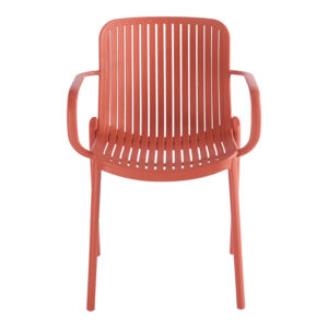 262 000063 3 Teragi stackable armchair Argos The Classic pp with UV protection terracotta 59x57x82cm