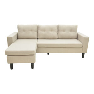 272 000004 2 Reversible corner sofa Maneli Argos The Classic beige-sand fabric 196x138/77x82cm