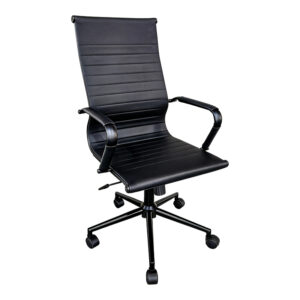 Manager office chair Valter Argos The Classic black pu 55.5x58x108cm