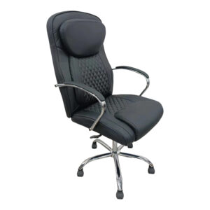 Director's office chair Quilted Argos The Classic pu black 62x70x116cm