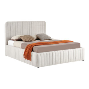 279 000021 1 Double bed Zilin Argos The Classic beige fabric With storage space 160x200cm
