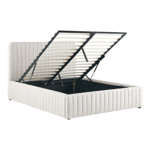 279 000021 2 Double bed Zilin Argos The Classic beige fabric With storage space 160x200cm