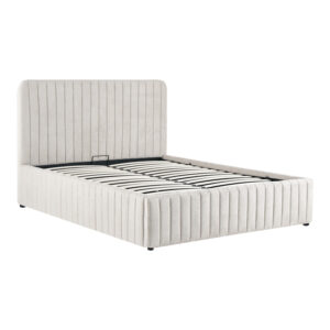 279 000021 3 Double bed Zilin Argos The Classic beige fabric With storage space 160x200cm