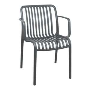 Armchair Zoi Argos The Classic pp in anthracite 55.5x57.5x79cm