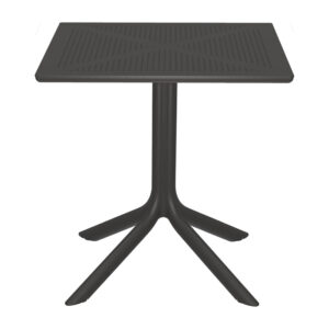 Groovy table Argos The Classic pp perforated anthraicte 60x60x76cm